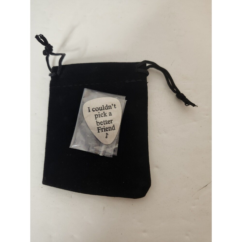 I Couldn’t Pick A Better Friend Musical Guitar Pick Jewelry Gift Best Friends